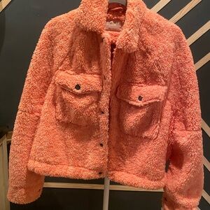 We The Free Coral Sherpa Jacket